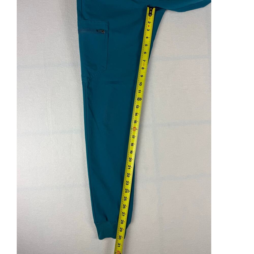 FIGS Technical Collection Pacific Blue Scrubs Pants - Women's XS Tall - Picture 3 of 7